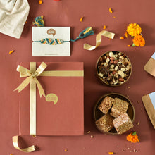 Load image into Gallery viewer, healthy treats rakhi gift hamper snacks
