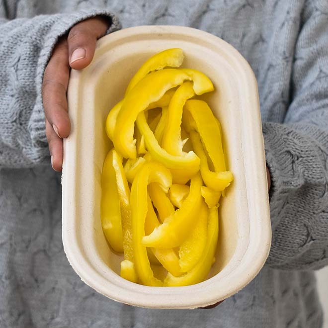 Capsicum - Yellow (Sliced)